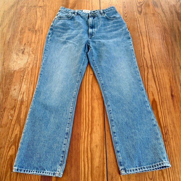 ROLLA'S Denim - Rolla's Brad Blue Light Wash Original High Rise Straight Leg Jeans Size 29